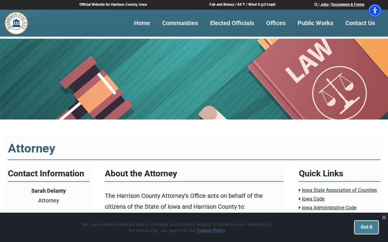Harrison County Attorney contacts