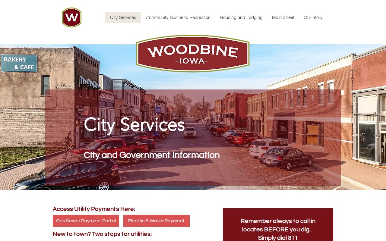 Woodbine police contact